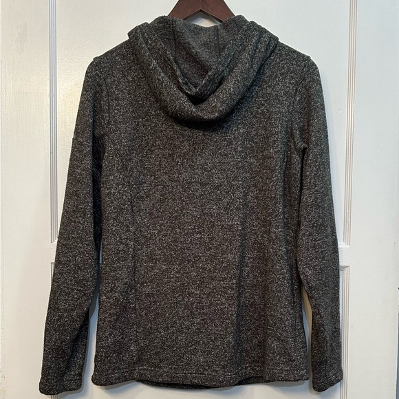 Columbia Darling Days Pullover Hoodie Fleece Sweatshirt Gray Marled Womens L - Picture 7 of 7
